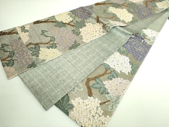 平和屋着物●極上 創業280年 誉田屋源兵衛 六通柄袋帯 唐織 兆寿尽くし 金銀糸 逸品 DZAB0218kh5
