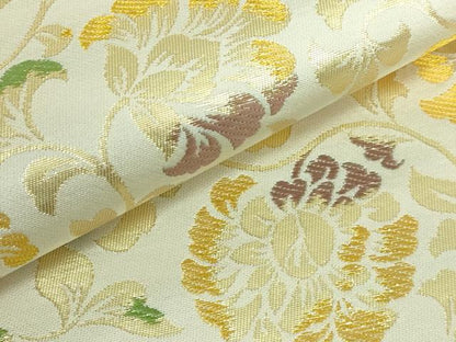 平和屋本店■極上　龍村美術織物　たつむら　全通柄袋帯　唐草文　金糸　逸品　DZAB0231kh5