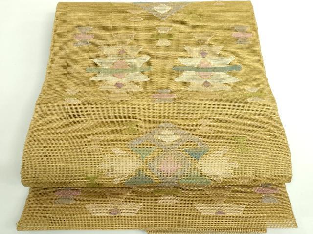 平和屋着物＊極上 夏物 1854年創業 帯屋捨松 八寸名古屋帯 抽象文様 逸品 DZAB0268kh5
