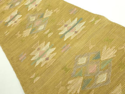 平和屋着物＊極上 夏物 1854年創業 帯屋捨松 八寸名古屋帯 抽象文様 逸品 DZAB0268kh5