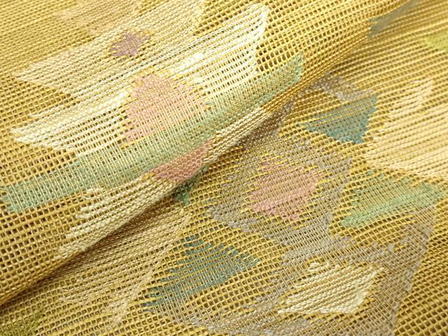 平和屋着物＊極上 夏物 1854年創業 帯屋捨松 八寸名古屋帯 抽象文様 逸品 DZAB0268kh5