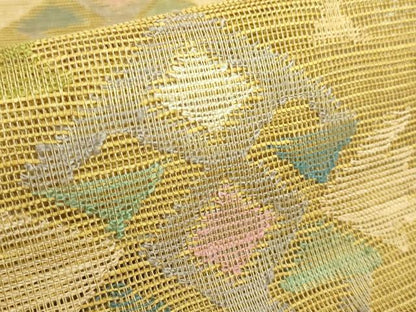 平和屋着物＊極上 夏物 1854年創業 帯屋捨松 八寸名古屋帯 抽象文様 逸品 DZAB0268kh5