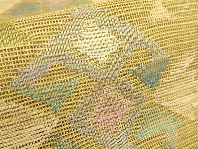 平和屋着物＊極上 夏物 1854年創業 帯屋捨松 八寸名古屋帯 抽象文様 逸品 DZAB0268kh5