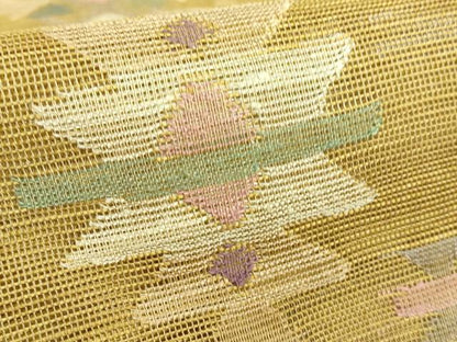 平和屋着物＊極上 夏物 1854年創業 帯屋捨松 八寸名古屋帯 抽象文様 逸品 DZAB0268kh5