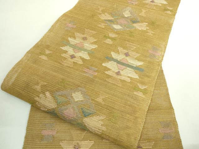 平和屋着物＊極上 夏物 1854年創業 帯屋捨松 八寸名古屋帯 抽象文様 逸品 DZAB0268kh5