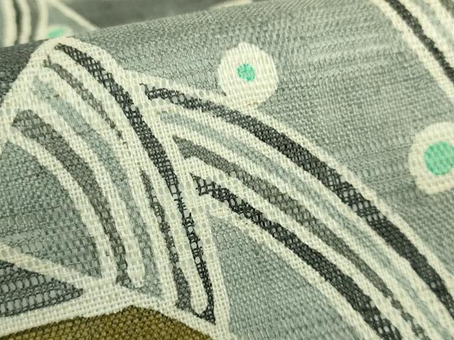 平和屋着物＊極上 夏物 九寸名古屋帯 色紙重ね 麻 逸品 DZAB0299kh5