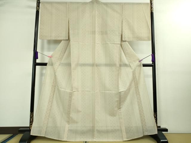 平和屋本店＊極上 夏物 本場大島紬 夏大島 麻の葉 七宝間道 逸品 DZAB0303kh5