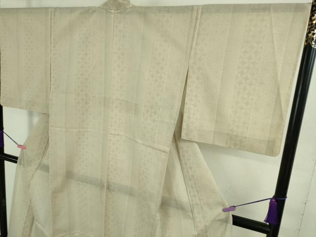 平和屋本店＊極上 夏物 本場大島紬 夏大島 麻の葉 七宝間道 逸品 DZAB0303kh5