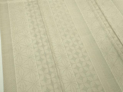 平和屋本店＊極上 夏物 本場大島紬 夏大島 麻の葉 七宝間道 逸品 DZAB0303kh5