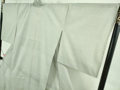 平和屋本店■極上　夏物　本場大島紬　夏大島　白大島　一元絣　萬葉染之証　染匠 岸本哲夫　福原大島紬謹製　証紙付き　逸品　DZAB0305kh5