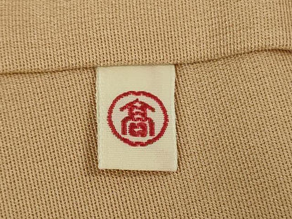 平和屋本店■極上　創業460年・千總　色留袖　駒刺繍　正倉院花文　淡香色　金彩　高島屋扱い　逸品　DZAB0343kh5