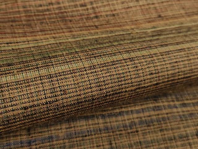 平和屋本店■極上　郡上紬　草木染　たとう紙付き　逸品　DZAB0351kh5