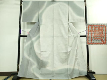 平和屋着物▽極上 本塩沢 やまだ織 訪問着 染色作家 桐村博 訪問着 単衣 逸品 未使用 DZAB0357kh5