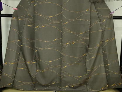 平和屋本店■希少 夏物 石川県指定無形文化財 夏牛首紬 白山工房 手織り 京都染織メーカー・貴久樹謹製 証紙付き 逸品 未使用DZAB0358kh5