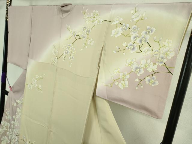 平和屋本店■極上　訪問着　胡蝶蘭　暈し染め　逸品　DZAB0363kh5