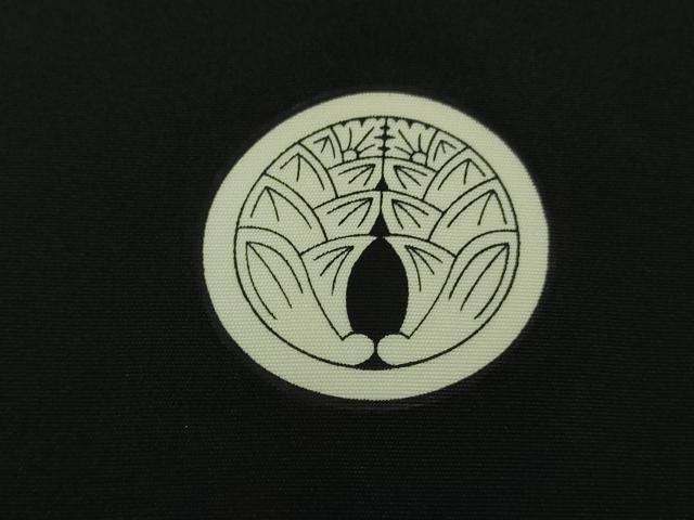 平和屋着物■極上 男性 黒紋付 長羽織セット 逸品 DZAB0392kh5