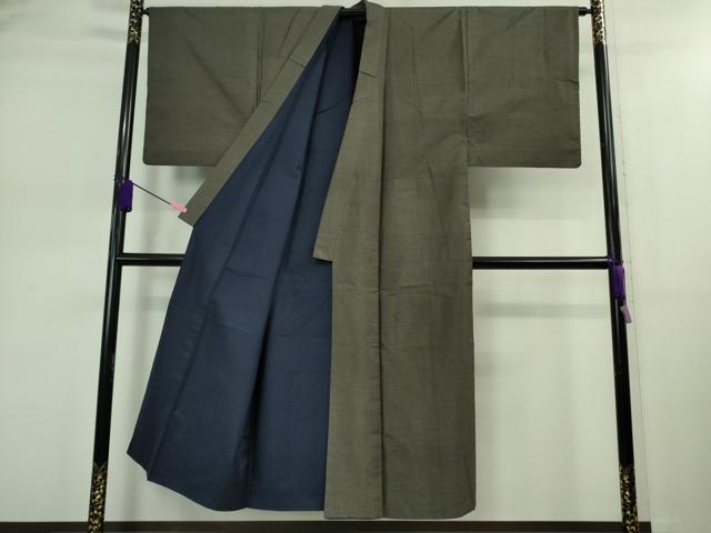 平和屋着物■極上 男性 本場大島紬 アンサンブル 長羽織 100亀甲 総詰め 逸品 DZAB0395kh5