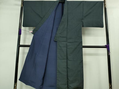 平和屋着物■極上 男性 本場大島紬 アンサンブル 長羽織 100亀甲 総詰め 逸品 DZAB0407kh5