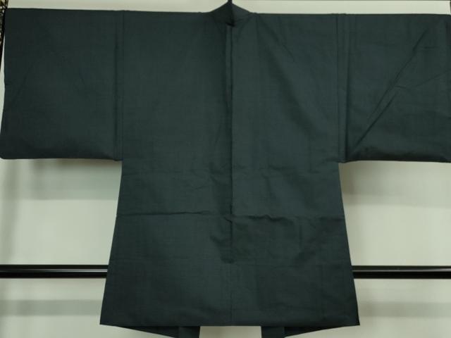 平和屋着物■極上 男性 本場大島紬 アンサンブル 長羽織 100亀甲 総詰め 逸品 DZAB0407kh5