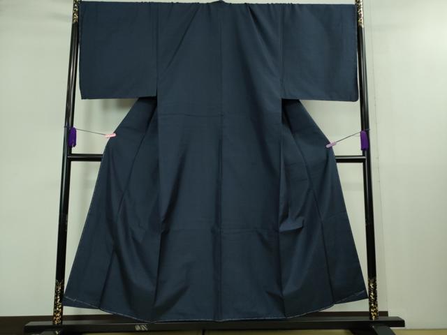 平和屋本店■極上 男性 本場大島紬 アンサンブル キングサイズ 長襦袢(風神雷神)・長羽織セット 窪田謹製 証紙付き 逸品 未使用DZAB0415kh5