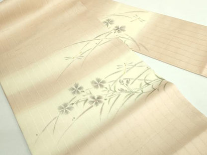 平和屋着物＊極上 夏物 九寸名古屋帯 手描き トンボ 蜻蛉 逸品 DZAB0453kh5