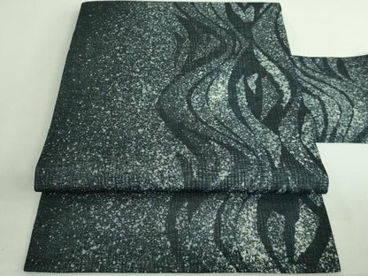 平和屋着物＊極上 夏物 九寸名古屋帯 作家物 よろけ間道 逸品 DZAB0460kh5