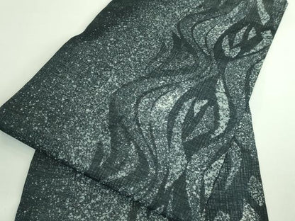 平和屋着物＊極上 夏物 九寸名古屋帯 作家物 よろけ間道 逸品 DZAB0460kh5