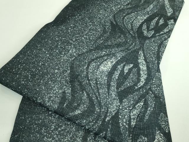 平和屋着物＊極上 夏物 九寸名古屋帯 作家物 よろけ間道 逸品 DZAB0460kh5