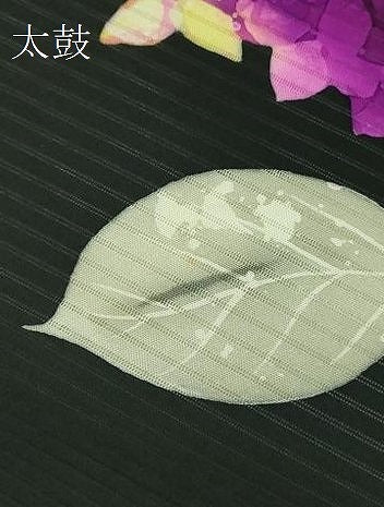 平和屋着物＊極上 夏物 絽塩瀬 九寸名古屋帯 紫陽花 黒地 逸品 DZAB0463kh5