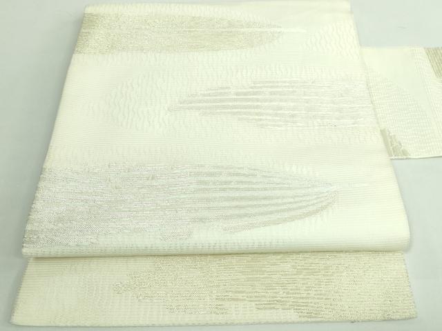 平和屋着物＊極上 夏物 九寸名古屋帯 羽 金銀糸 逸品 DZAB0468kh5