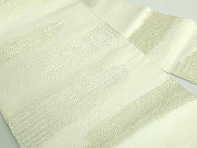 平和屋着物＊極上 夏物 九寸名古屋帯 羽 金銀糸 逸品 DZAB0468kh5