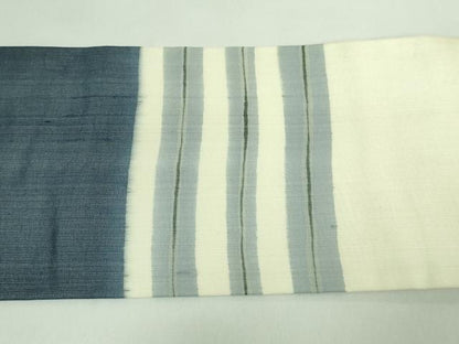 平和屋着物＊極上 夏物 絹芭蕉 九寸名古屋帯 間道 逸品 DZAB0477kh5