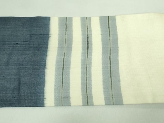 平和屋着物＊極上 夏物 絹芭蕉 九寸名古屋帯 間道 逸品 DZAB0477kh5