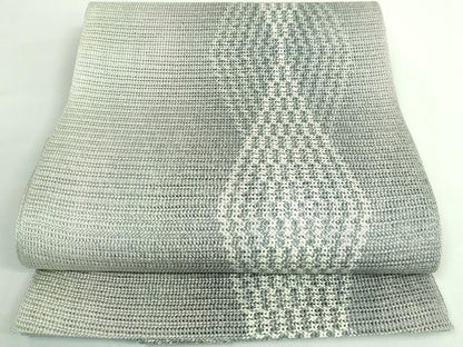平和屋着物＊極上 夏物 八寸名古屋帯 もじり織 金糸 逸品 未使用 DZAB0489kh5
