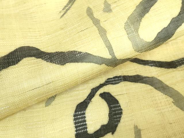 平和屋着物＊極上 夏物 九寸名古屋帯 へのへのもへじ 逸品 DZAB0494kh5