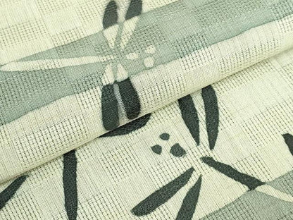 平和屋着物＊極上 夏物 九寸名古屋帯 蜻蛉 トンボ 三越扱い 麻 逸品 DZAB0500kh5