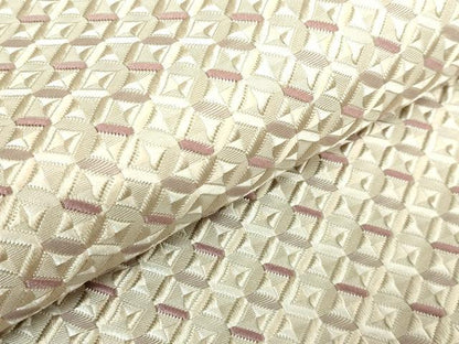 平和屋本店■極上　本場筑前博多織　大倉織物　誠之輔　八寸名古屋帯　琥珀織　逸品　DZAB0505kh5