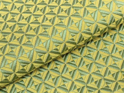平和屋着物●極上 本場筑前博多織 八寸名古屋帯 切子柄 逸品 DZAB0506kh5