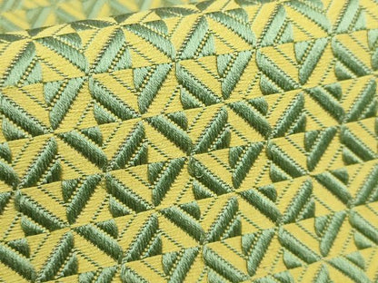 平和屋着物●極上 本場筑前博多織 八寸名古屋帯 切子柄 逸品 DZAB0506kh5