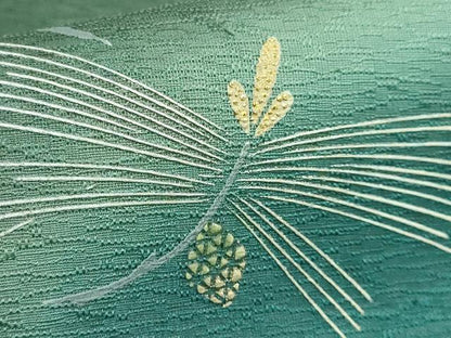 平和屋着物＊極上 夏物 金彩友禅 卓越技能者・名工・和田光正 太鼓柄袋帯 松 光正高蒔絵 金銀彩 逸品 DZAB0513kh5