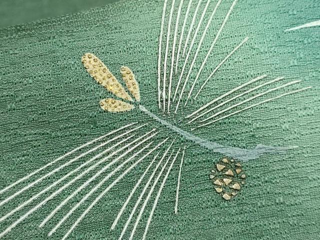 平和屋着物＊極上 夏物 金彩友禅 卓越技能者・名工・和田光正 太鼓柄袋帯 松 光正高蒔絵 金銀彩 逸品 DZAB0513kh5