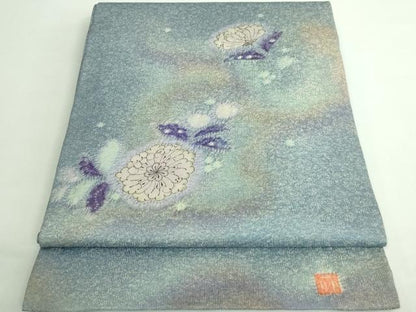 平和屋本店■極上　久保田一竹　幻の辻が花　太鼓柄袋帯　金通し地　逸品　DZAB0523kh5