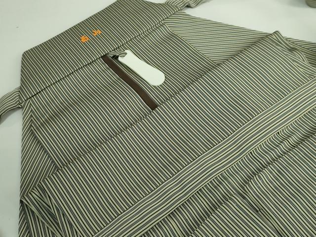 平和屋着物●極上 男性 馬乗り袴 縞 逸品 DZAB0546kh5