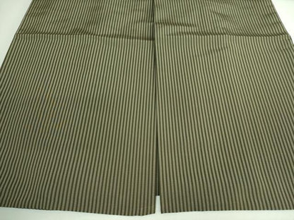 平和屋着物■極上　男性　神代仙台平　馬乗り袴　縞　逸品　DZAB0550kh5