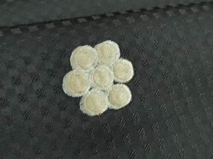 平和屋本店■極上　京都染織メーカー・貴久樹謹製　お召　金彩刺繍　附下調柄取り　青褐色地　ほていや扱い　証紙付き　逸品　DZAB0575kh5