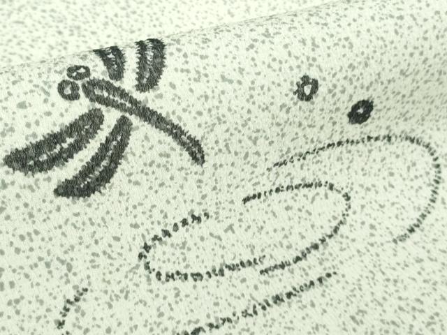 平和屋着物＊極上　夏物　訪問着　流水に蜻蛉　さが美扱い　逸品　未使用　DZAB0578kh5
