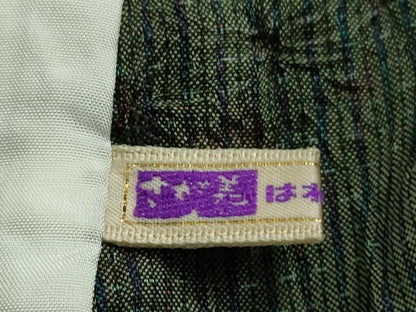 平和屋着物▽極上　名門　藤娘きぬたや　大島絞り　本場大島紬　単衣　井田織物謹製　さが美扱い　証紙付き　逸品　未使用　DZAB0580kh5