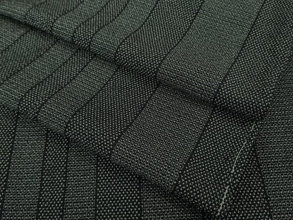平和屋本店▽極上　本塩沢　単衣　160亀甲　間道　黒地　逸品　未使用　DZAB0600kh5