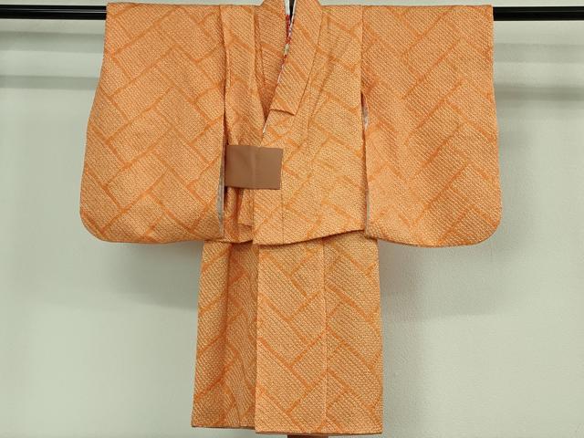 平和屋着物■極上　七五三　女の子　3歳　祝着　総絞り　半衿刺繍付き　逸品　DZAB0603kh5