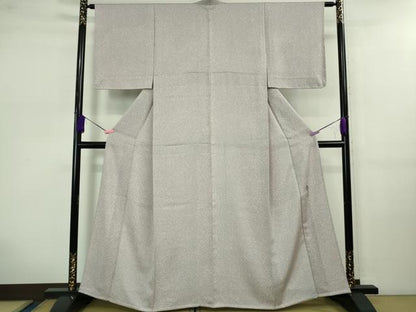 平和屋着物■極上　京友禅の第一人者　松井青々　小紋　単衣　たたき染め　逸品　未使用　DZAB0608kh5